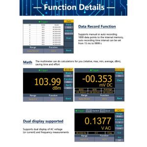 Multimetro Digital de Banco Tester Autorango OWON XDM1041