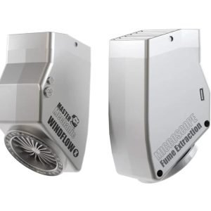 Mini Extractor de Humo LED MECHANIC Windflow Plateado