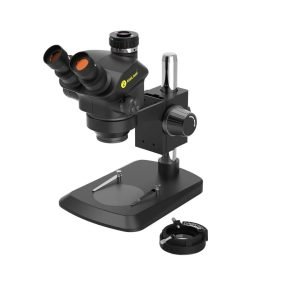 Microscopio KAILIWEI Trinocular 7050tv-b1 Black Adaptador Camara + Aro LED