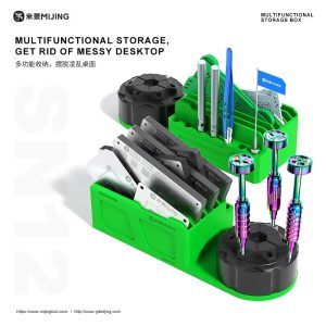 MIJING Sn-12 Organizador de Stencil Destornilladores Box