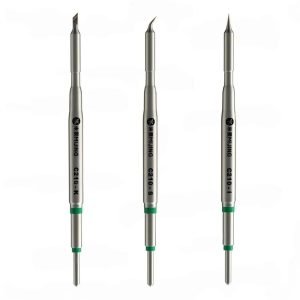 Set 3 Puntas C210 MIJING Curva Recta Cuchilla