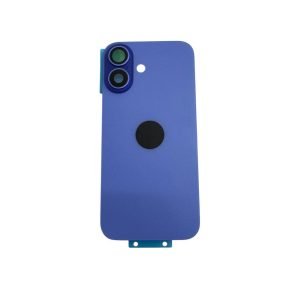 Tapa Trasera iPhone 16 con Lentes de Camaras - AZUL
