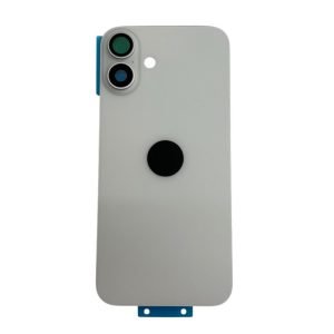 Tapa Trasera iPhone 16 Plus - con Lentes de Camaras - BLANCO