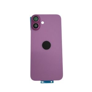 Tapa Trasera iPhone 16 Plus - con Lentes de Camaras - ROSA