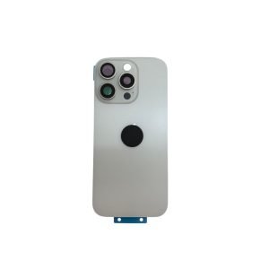 Tapa Trasera iPhone 16 Pro - con Lentes de Camaras - BLANCO