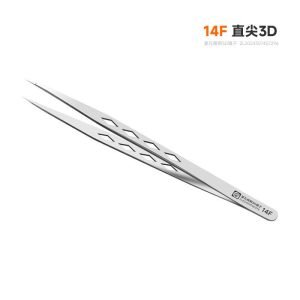 Brusela Twezzer Pinza Plateada AMAOE 3D 14F