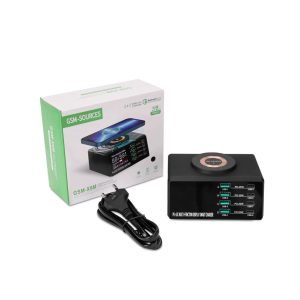 Multicargador Hub Carga 8 Puertos USB GSM-x9m WireleSS