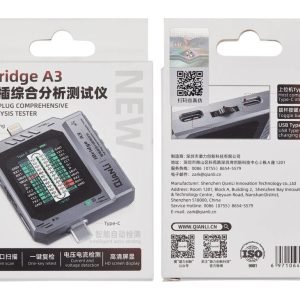 Tester Diagnóstico Lightning Ibridge Medidor USB Dock Test QIANLI A3