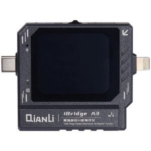 Tester Diagnóstico Lightning Ibridge Medidor USB Dock Test QIANLI A3