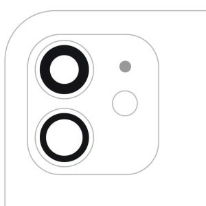 Vidrio Lente Camara iPhone 12 - 12 Mini Zafiro Original