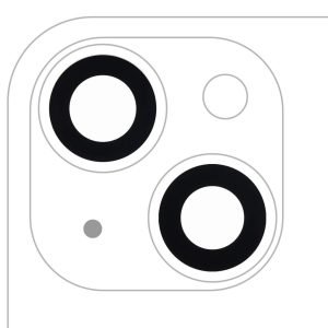 Vidrio Lente Camara iPhone 14 - 14 Plus - 15 - 15 Plus Zafiro Original