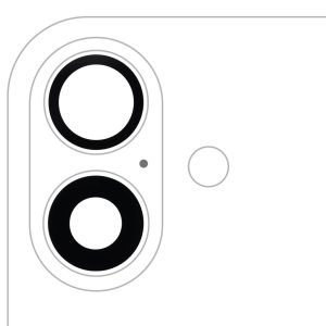 Vidrio Lente Camara iPhone 16 - 16 - 17 Plus Zafiro Original