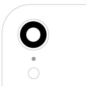 Vidrio Lente Camara iPhone Xr Zafiro Original