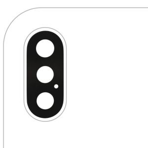 Vidrio Lente Camara iPhone X Zafiro Original