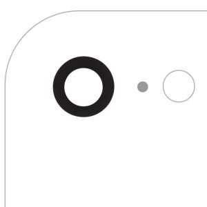 Vidrio Lente Camara iPhone 7-8-se 2020 Zafiro Original