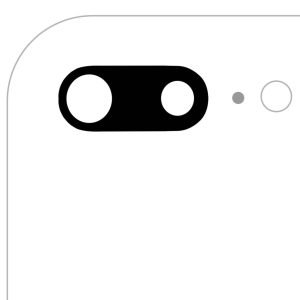 Vidrio Lente Camara iPhone 7 Plus-8 Plus Zafiro Original