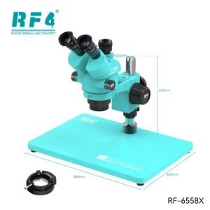 Microscopio Trinocular RF4 RF-6558x + Barlow 0.7X + Cam 2K