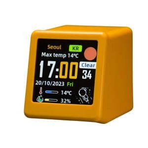 Small Tv ULTRA Mini Pantalla Secundaria Reloj GIF Cotizaciones GeekMagic