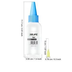 Botella Gotero Dispenser Plastica RELIFE Con Aguja Tb-2 TB2