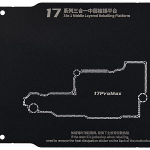 QIANLI Reballing Interposer Holder Soporte 17 - 17 Pro - 17 Pro Max
