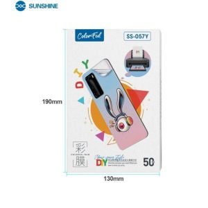 Pack X50 Film BLANCO SUNSHINE SS-057y para Imprimir y Cortar