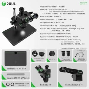 Microscopio Trinocular 2UUL MC7060 A1 7-60X