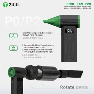 Soplador Aire Comprimido Aspiradora 2UUL Cuul Fan Vac Pro Turbo