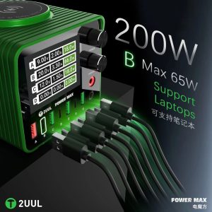 Fuente Alimentacion Laboratorio Cargador Medidor USB 200W 2UUL PC01