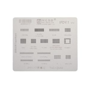 Stencil IC Pantalla LCD Reballing For iPhone 11-17 Series AMAOE