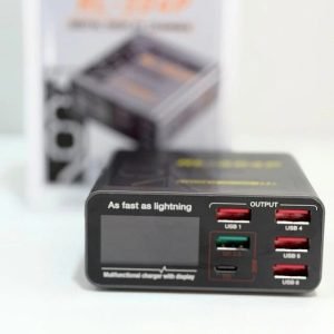 Multicargador Hub Carga 6 Puertos USB 3.0 RELIFE RL-304p GRIS