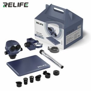 Microscopio Trinocular RELIFE M7T-Pro AZUL Indigo