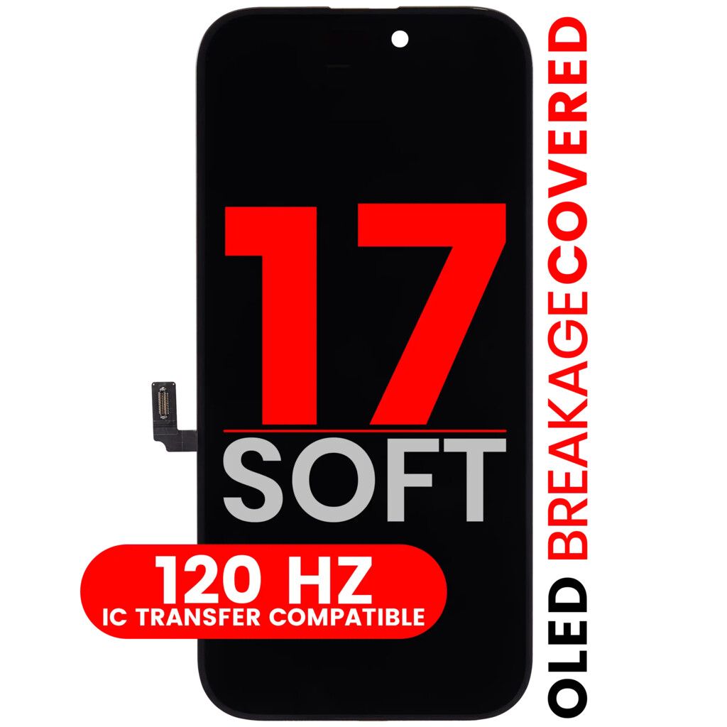Modulo iPhone 17 AmpSentrix X07 Soft OLED 120HZ Modulo iPhone 17 AmpSentrix XO7 Soft OLED 120HZ