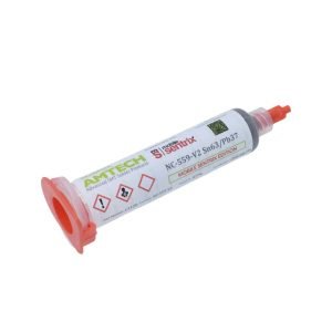 Estaño en Pasta Sn63-Pb37 35g Jeringa No-Clean AMTECH NC-559-V2