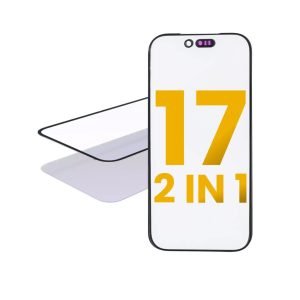 2 en 1 (Cristal frontal + OCA preinstalado) iPhone 17 (OCA Master) PACK X2