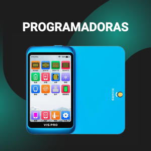 Programadoras JCID para pantallas y baterías.
