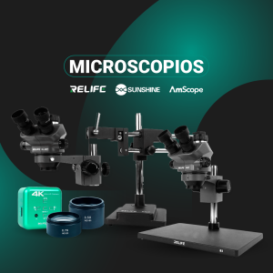 Microscopios Relife y Sunshine para microelectrónica.