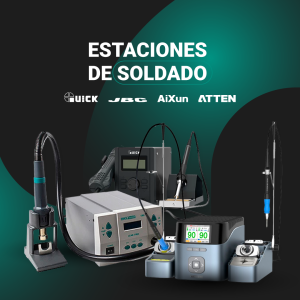 Estaciones de soldado Quick, JBC y AiXun.
