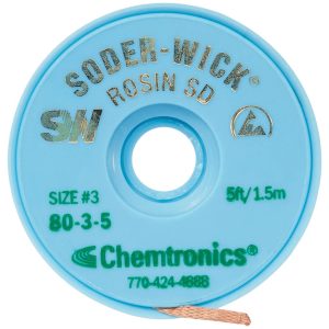 Malla Chemtronics 80 5ft 2mm 1.5mts Chem-Wik Marron Rosin Sd (Original USA)