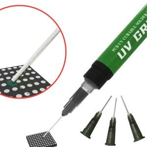 Mascara UV 2UUL VERDE Con 3 Agujas Súper Finas De 6 mm