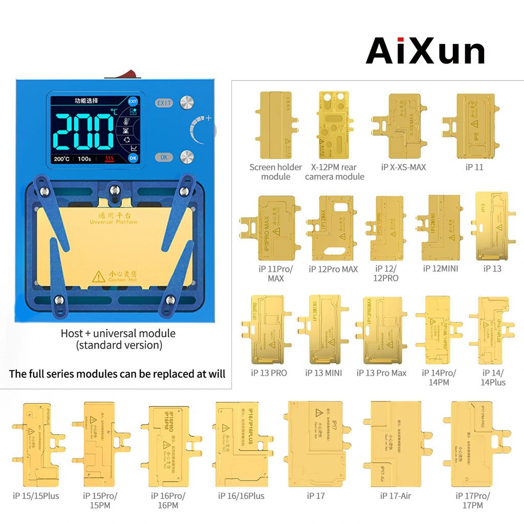 Precalentadora Aixun iHeater Pro iPhone X-17PM Precalentadora AIXUN iHeater Pro iPhone X-17PM