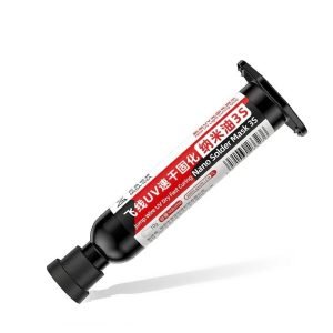 Mascara UV Secado Ultra Rapido 3S QIANLI MEGA-IDEA Jeringa Negra