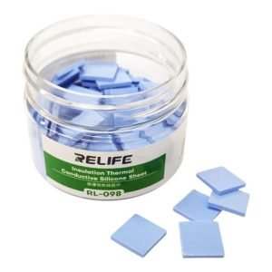 Pad de Silicona Térmica Aislante 100 Unidades RELIFE RL-098