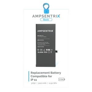 Bateria con Flex iPhone 11 AmpSentrix Basic