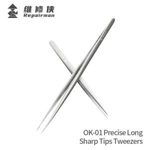 Brusela Tweezer Pinza Precision Jumper QIANLI Repairman Ok-01