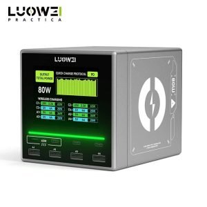 Multicargador Hub Carga LUOWEI Raptor LW-U1 80w Mini
