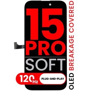 Modulo OLED iPhone 15 Pro AmpSentrix XO7 Soft 3.0 (120 Hz) Apto Diagnóstico