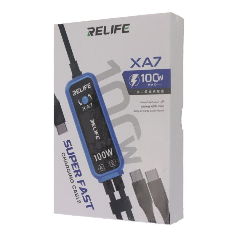 Cable de carga rápida Relife XA7 100 W Cable de carga rápida Relife XA7 100 W