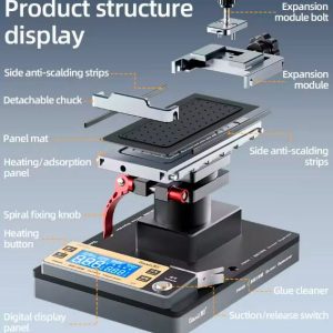 Plancha de Calor Separadora LCD 360° Qianli PM-86