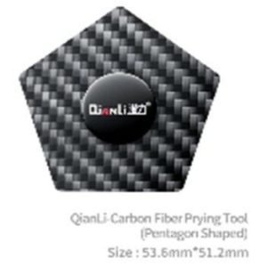 Espatula Fibra de Carbono Ultrafina Apertura Pentagonal QIANLI