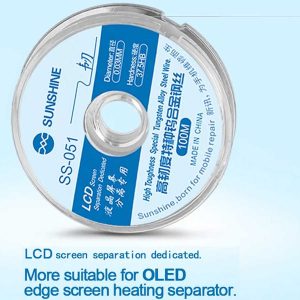 Hilo Glass Separador Lcd De Tungsteno 0.03 Mm - Ss051